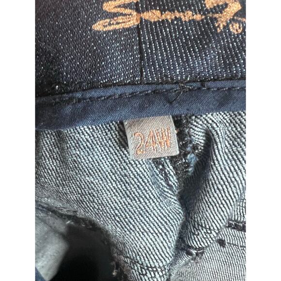 Seven 7 Slim Boot Slimming Silhouette System Dark Wash Denim Women's 24W - Picture 4 of 11